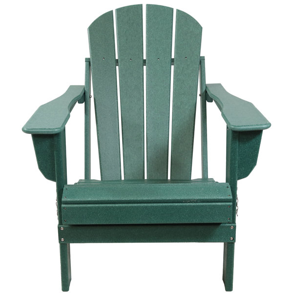 Rosecliff Heights Plastic Resin Folding Adirondack Chair Wayfair   Resin Folding Adirondack Chair 